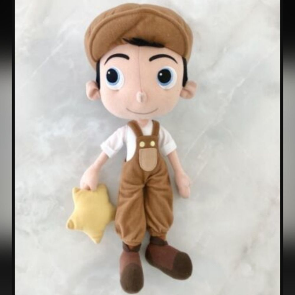 Disney Pixar La Luna BAMBINO w/Star 15" Plush Stffd Soft Bdy Genoese Boy Doll